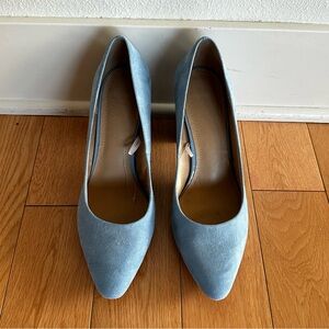H&M Baby Blue Heels Size 10 Unworn